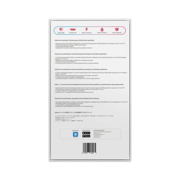 Buy a Lovense SolaceThrusting Masturbator vibrator.