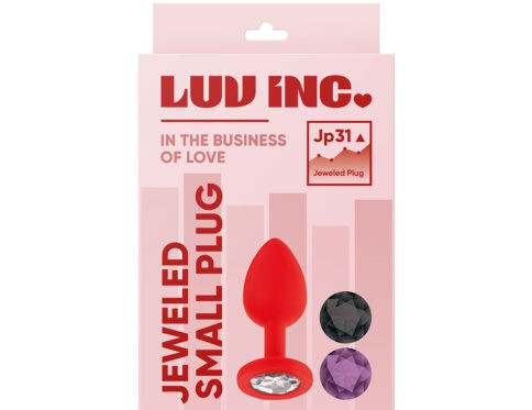 Buy a luv inc jeweled plug small  red vibrator.