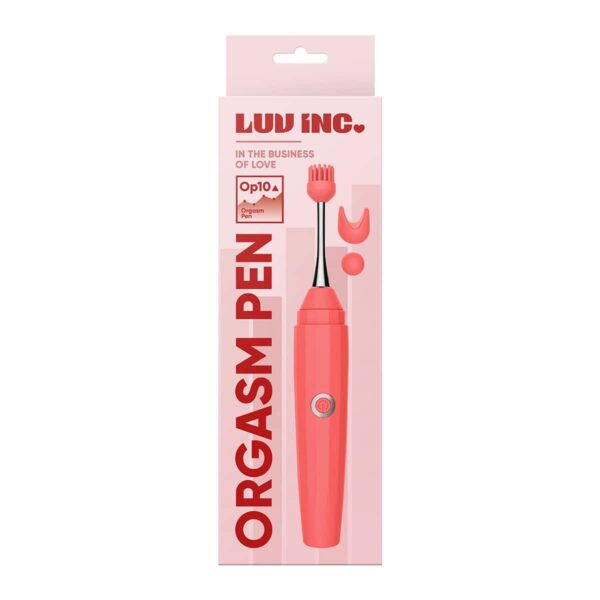 Buy a Luv Inc Orgasm Pen  Coral vibrator.