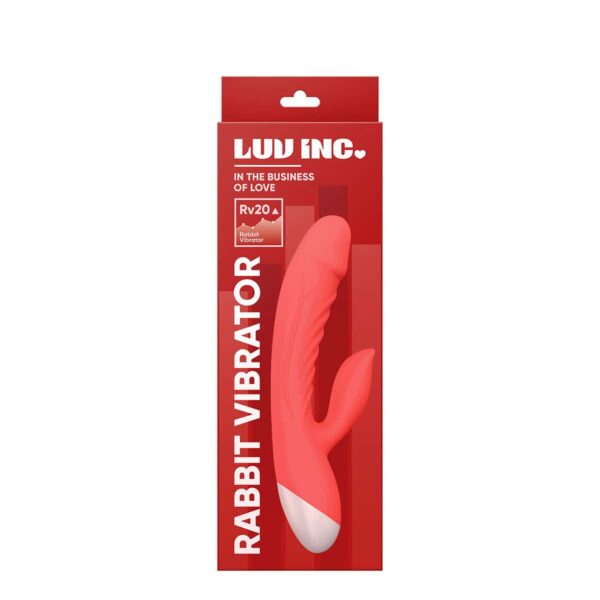 Buy a Luv Inc Rabbit Vibrator  Coral vibrator.