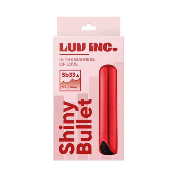 Buy a Luv Inc Shiny Bullet  Red vibrator.