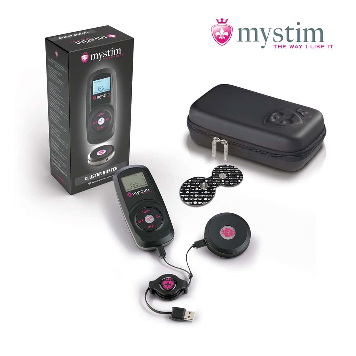 Mystim Cluster Buster Starter Shop Online Buy a mystim cluster buster starter kit vibrator.