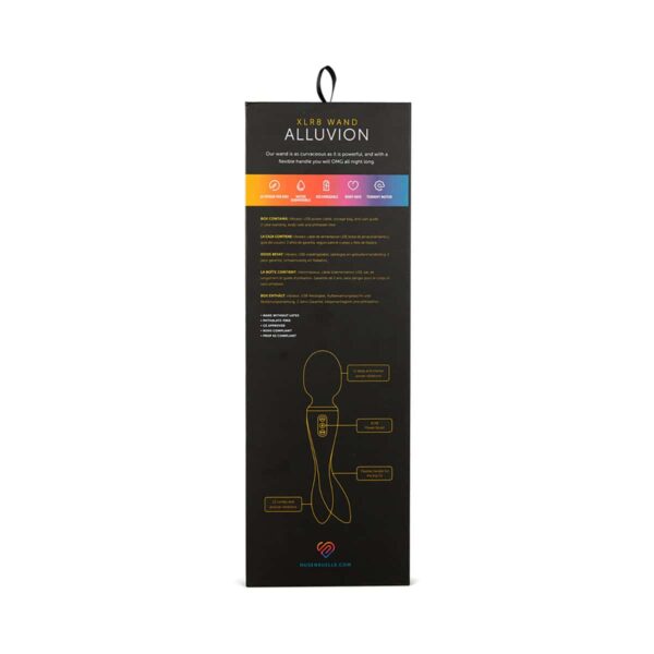 Buy a Nu Sensuelle Alluvion XLR8 Turbo Wand  Black vibrator.