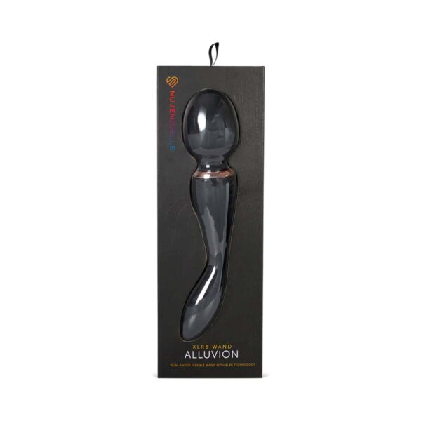 Buy a Nu Sensuelle Alluvion XLR8 Turbo Wand  Black vibrator.