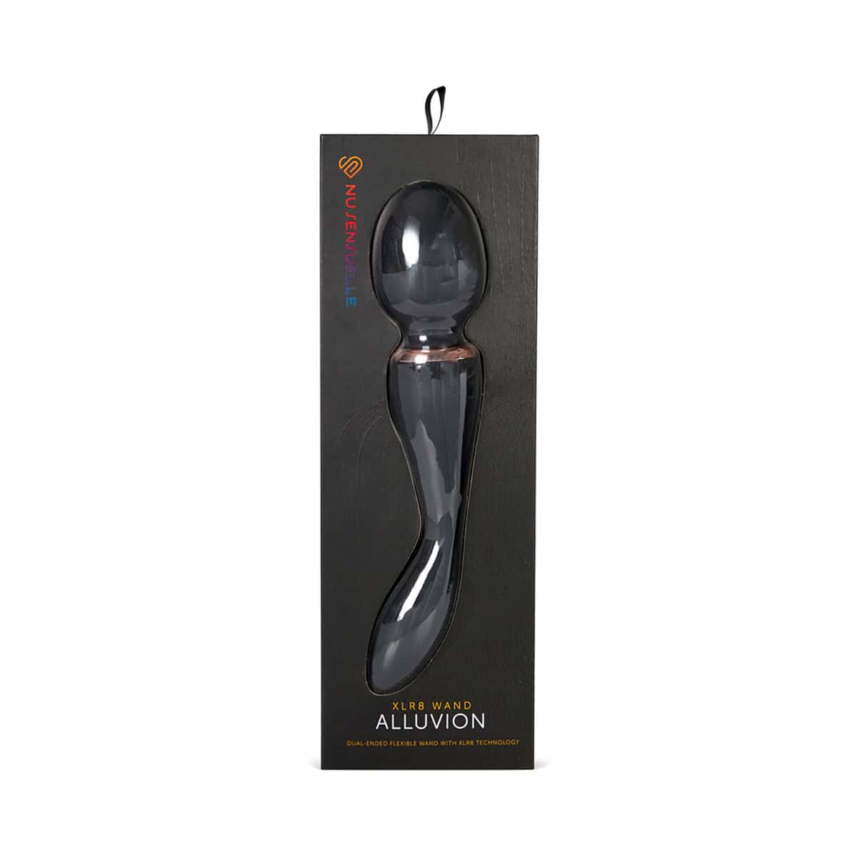 Buy a Nu Sensuelle Alluvion XLR8 Turbo Wand  Black vibrator.