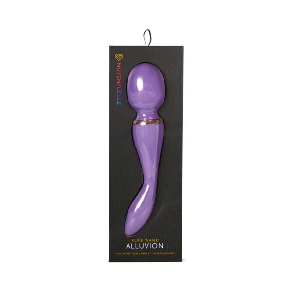Buy a Nu Sensuelle Alluvion XLR8 Turbo Wand  Purple vibrator.