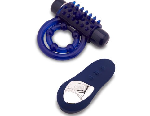 Buy a nu sensuelle endure remote control couple's ring  blue vibrator.