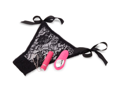 Buy a nu sensuelle pleasure panty with remote control 15 function bullet  pink vibrator.