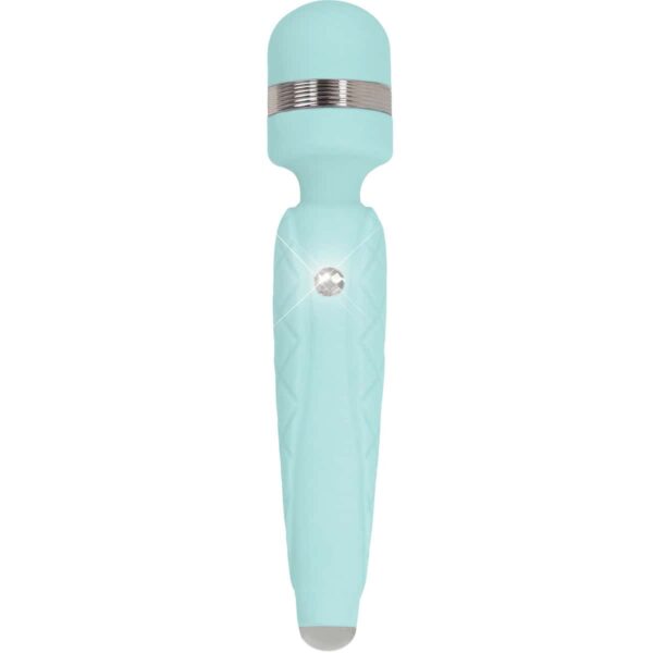 Buy a Pillow Talk Cheeky Wand Teal vibrator.