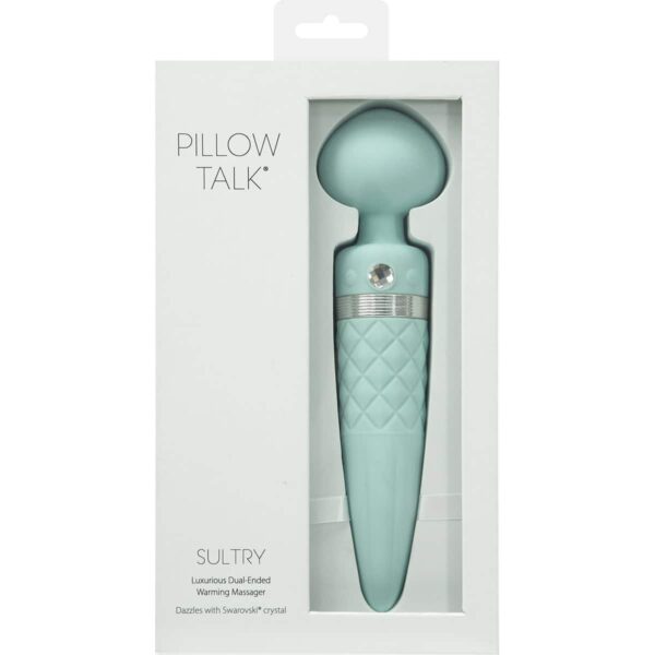 Buy a Pillow Talk Sultry Wand  Teal vibrator.