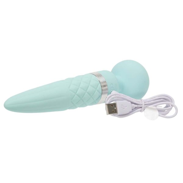Buy a Pillow Talk Sultry Wand  Teal vibrator.