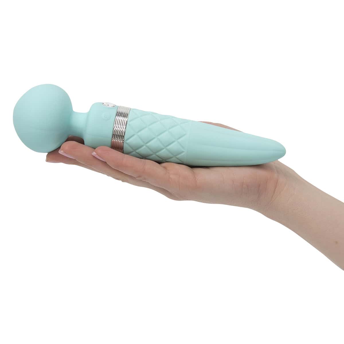 Pillow Talk Sultry Wand Shop Online Buy a pillow talk sultry wand teal vibrator.