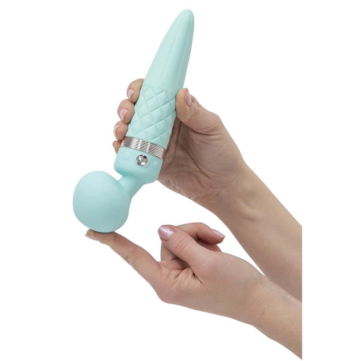Pillow Talk Sultry Wand Shop Online Buy a pillow talk sultry wand teal vibrator.
