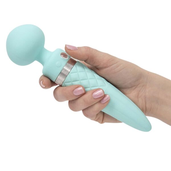 Buy a Pillow Talk Sultry Wand  Teal vibrator.