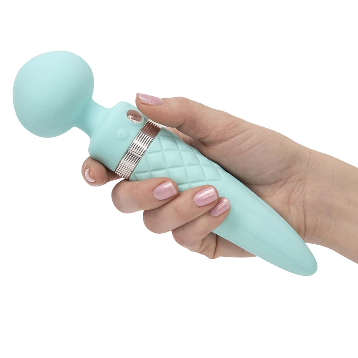 Pillow Talk Sultry Wand Shop Online Buy a pillow talk sultry wand teal vibrator.