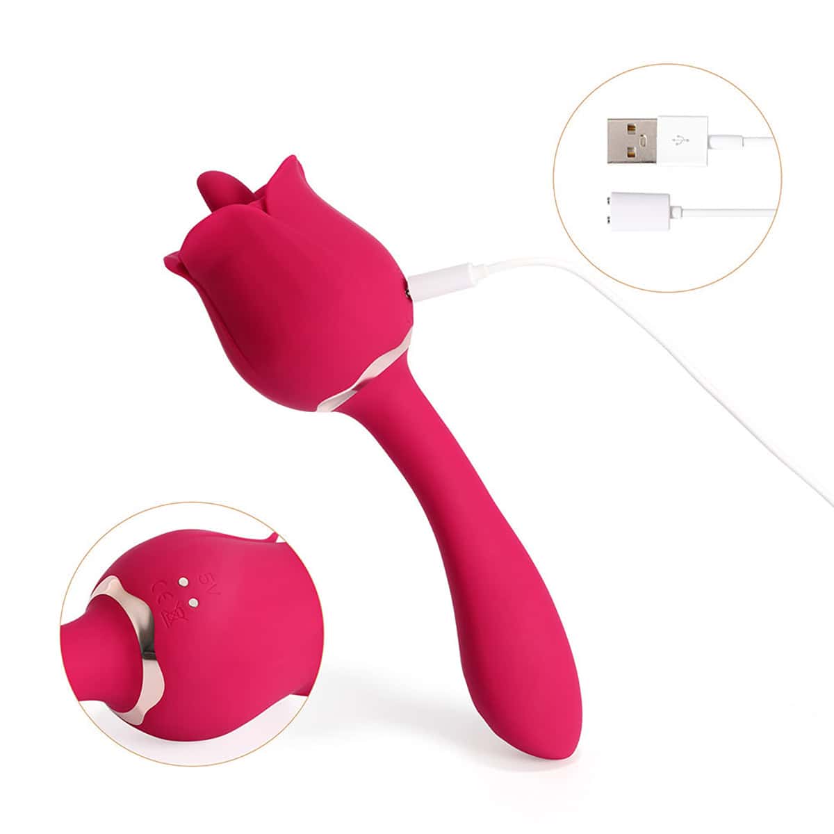 Rhea The Rose Massager Shop Online Buy a rhea the rose massager red vibrator.