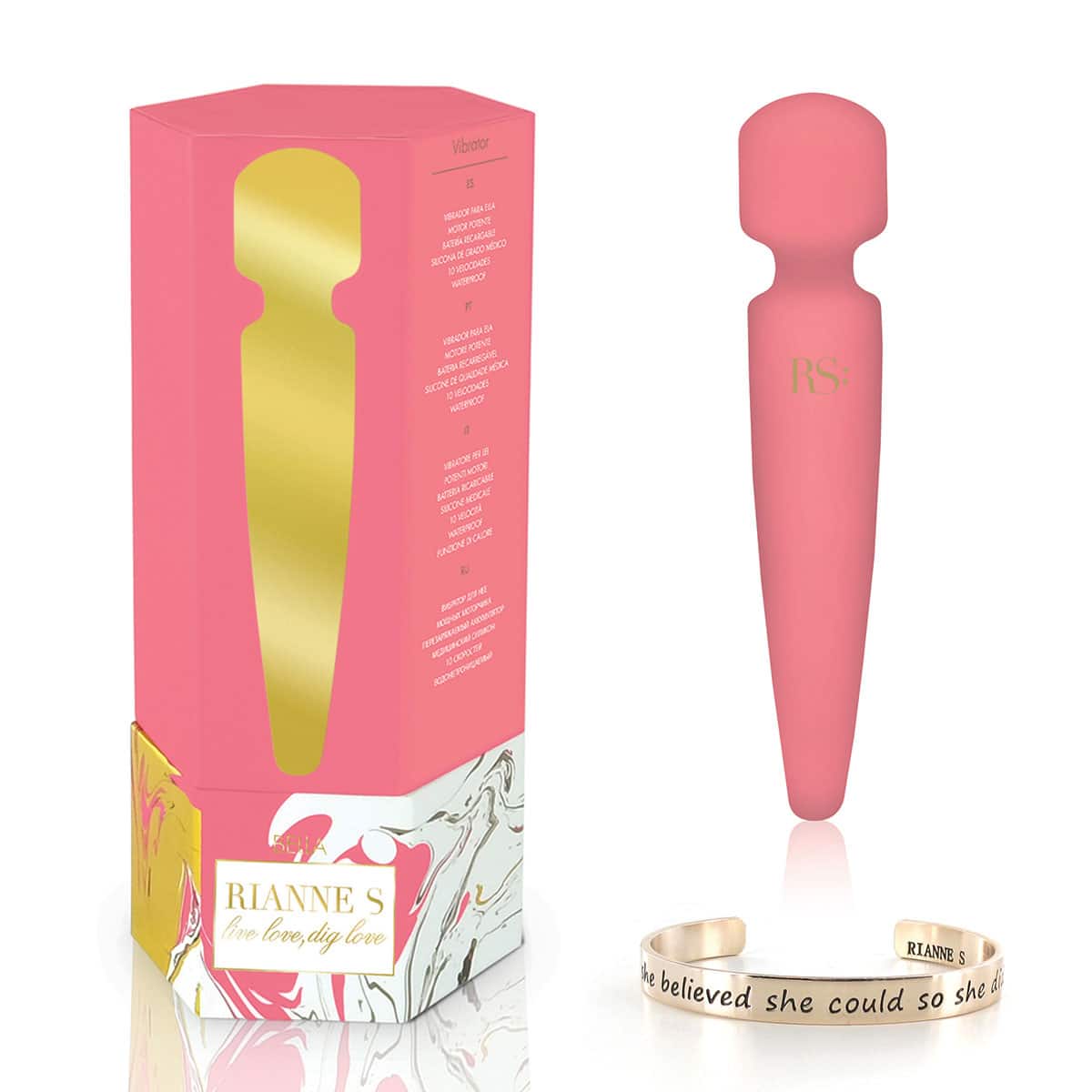 Rianne S Bella Wand Shop Online Buy a rianne s bella wand coral vibrator.