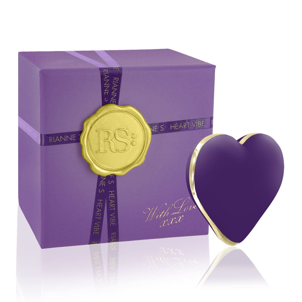Rianne S Heart Vibe Shop Online Buy a rianne s heart vibe deep purple vibrator.