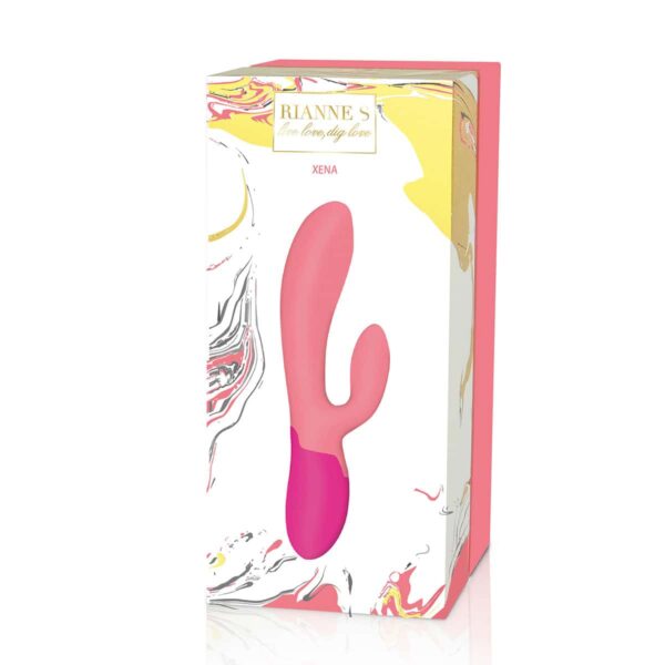 Buy a Rianne S Xena Rabbit  Coral vibrator.