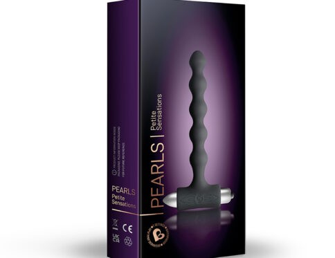 Buy a rocks off petite sensations pearls black vibrator.