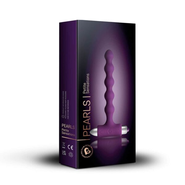 Buy a Rocks Off Petite Sensations Pearls String  Purple vibrator.