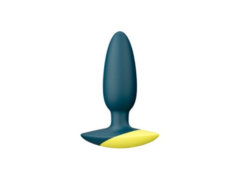 Buy a romp bass vibrating anal plug  green vibrator.