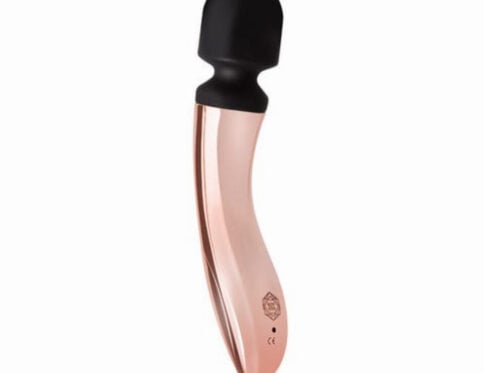 Buy a rosy gold nouveau curve massager vibrator.