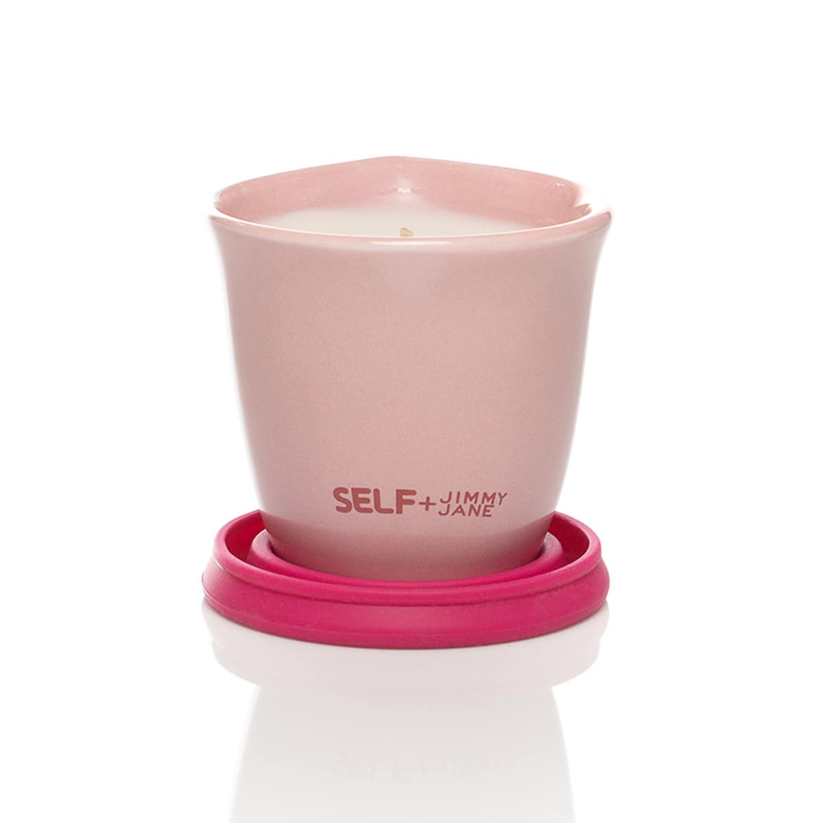 Buy SELF + Jimmyjane Massage Candle   Bergamot Rose for her or him.