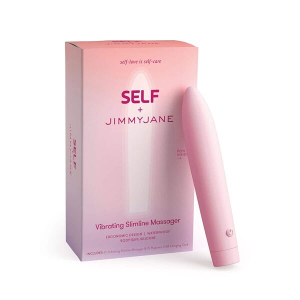 Buy a SELF + Jimmyjane Vibrating Slimline Massager vibrator.