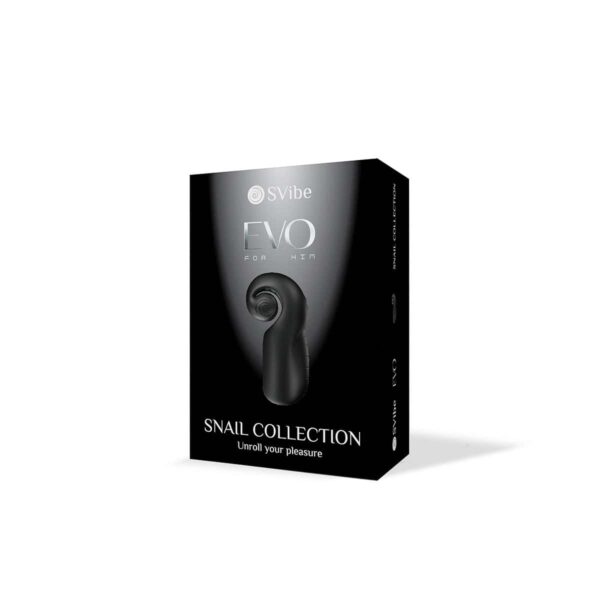 Buy a Snail Vibe Evo Rechargeable Masturbator Black vibrator.