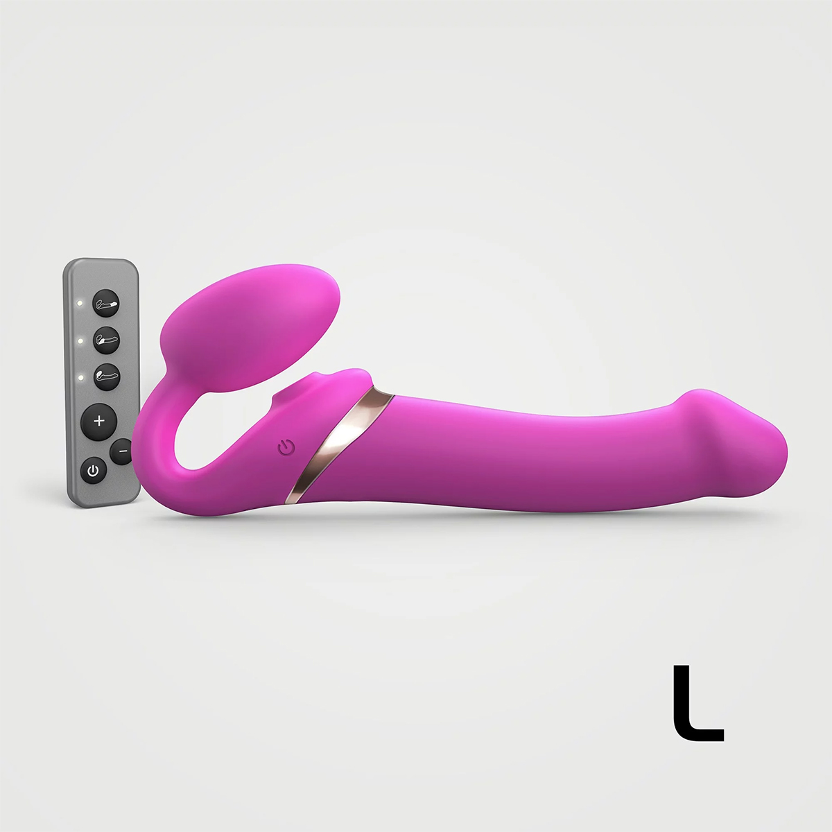 Buy a straponme multiorgasm large bendable strapon  fuchsia vibrator.