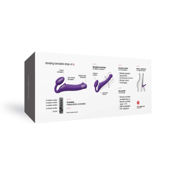 Buy a StrapOnMe Vibe Large  Purple vibrator.