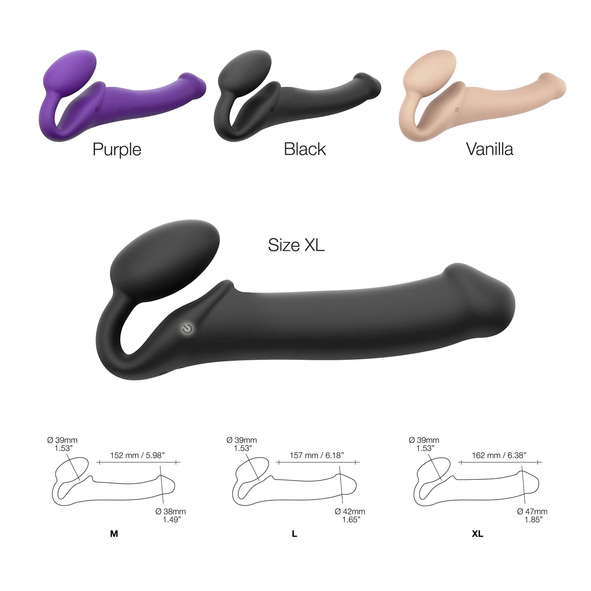 Strap On Me Vibe Xl Shop Online Buy a straponme vibe xl black vibrator.