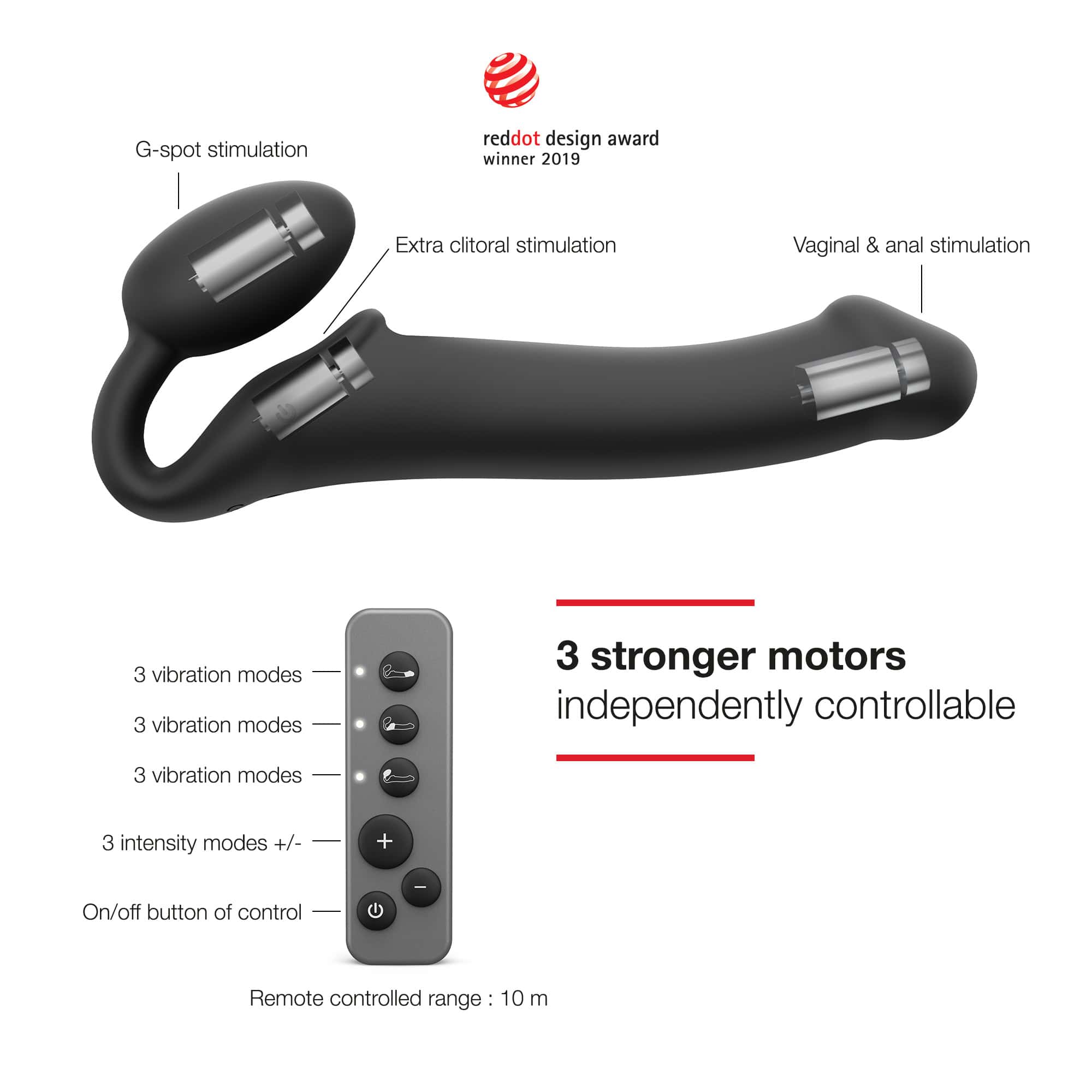 Strap On Me Vibe Xl Shop Online Buy a straponme vibe xl black vibrator.