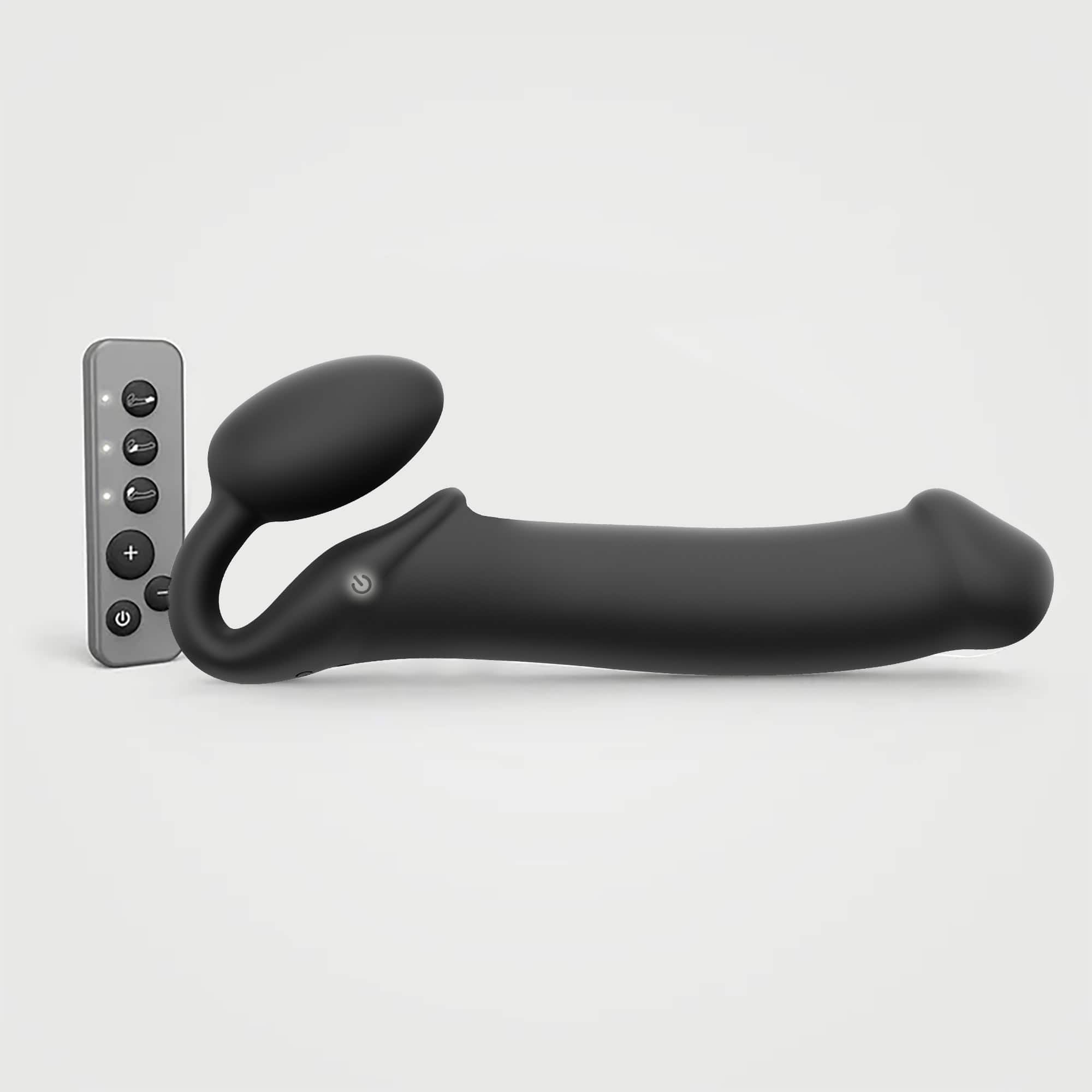 Buy a StrapOnMe Vibe XL  Black vibrator.