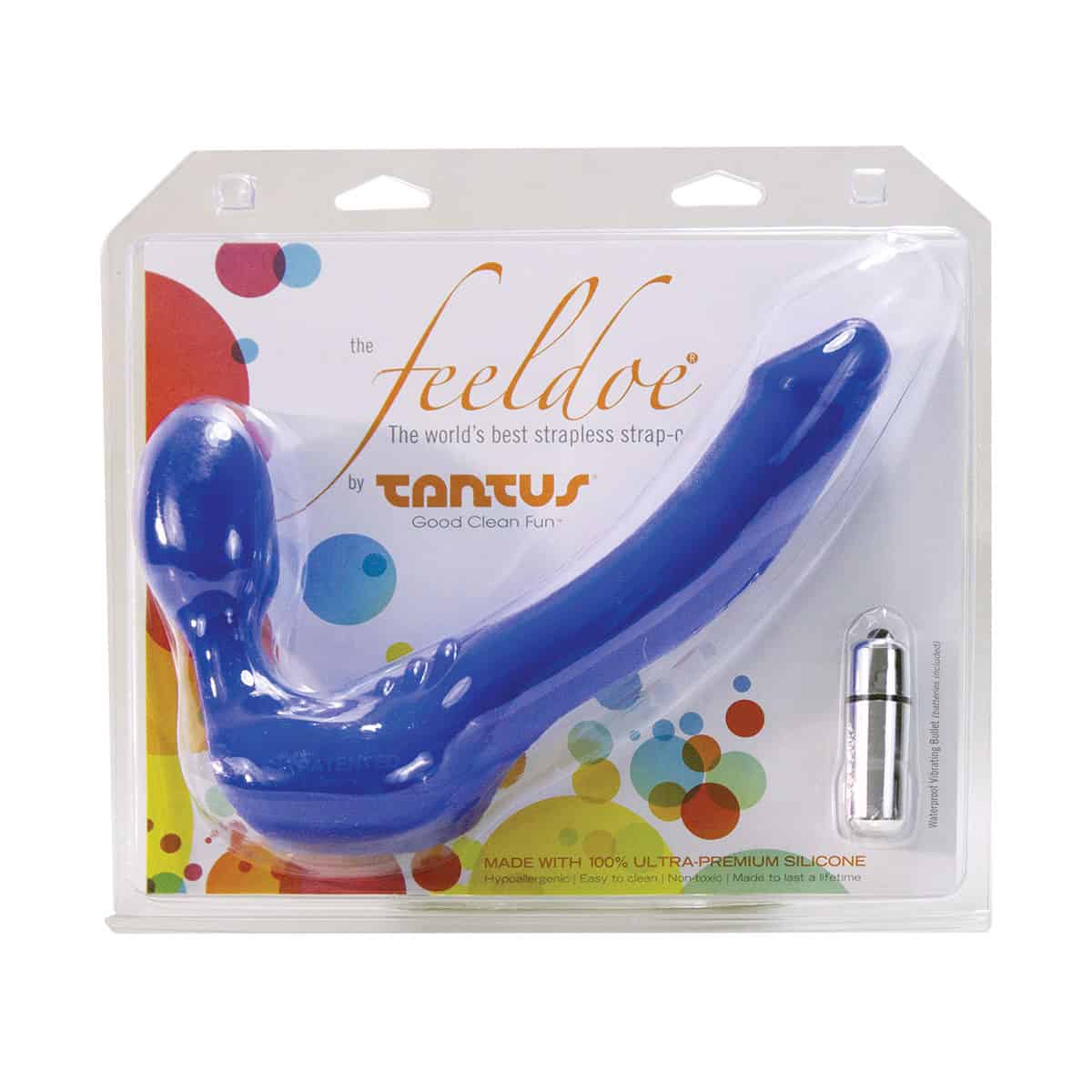 Tantus Strapless Slim Shop Online Buy a tantus strapless slim blue vibrator.