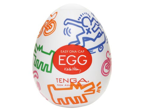 Buy a tenga keith haring egg  street vibrator.