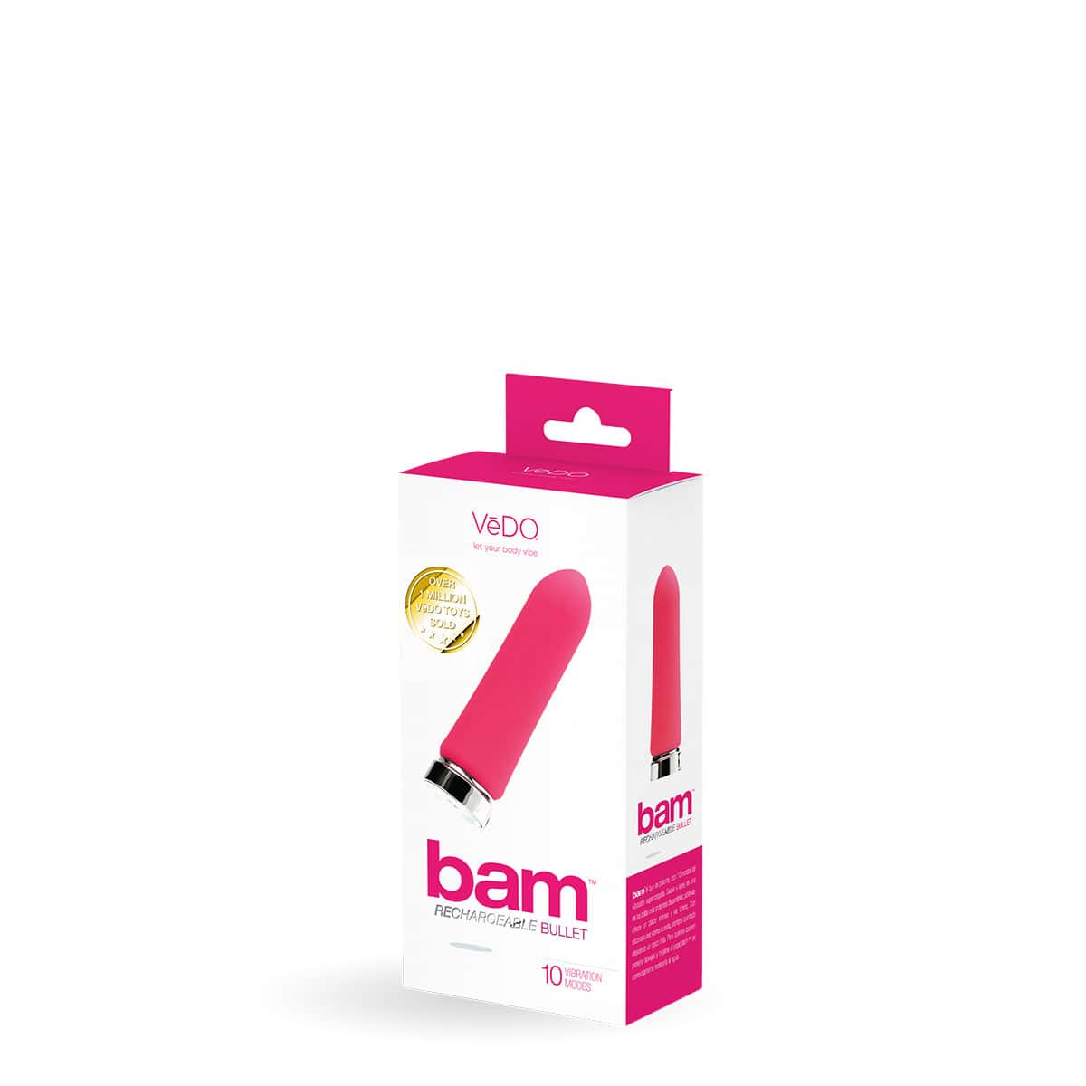 Vedo Bam Bullet Shop Online Buy a vedo bam bullet pink vibrator.