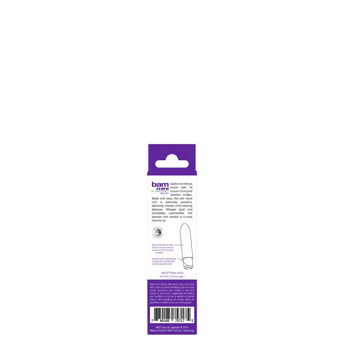 Vedo Bam Mini Bullet Shop Online Buy a vedo bam mini bullet indigo vibrator.