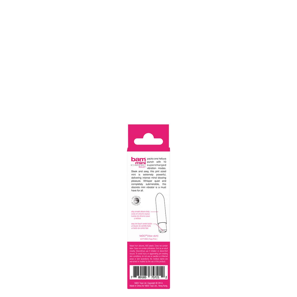 Buy a VeDO Bam Mini Bullet  Pink vibrator.