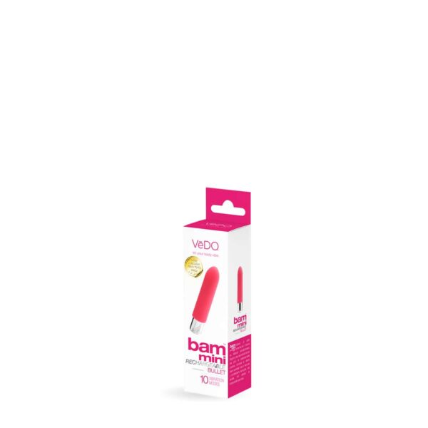 Buy a VeDO Bam Mini Bullet  Pink vibrator.