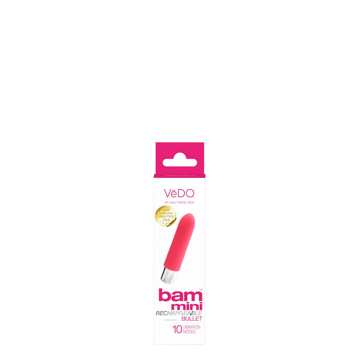 Buy a VeDO Bam Mini Bullet  Pink vibrator.