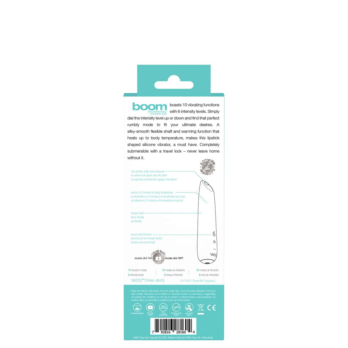 Vedo Boom Ultra Vibe Shop Online Buy a vedo boom ultra vibe turquoise vibrator.