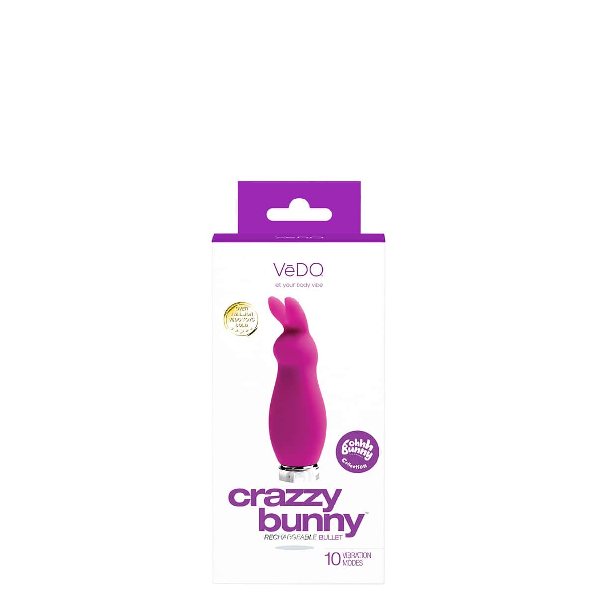 Vedo Crazzy Bunny Bullet Shop Online Buy a vedo crazzy bunny bullet purple vibrator.