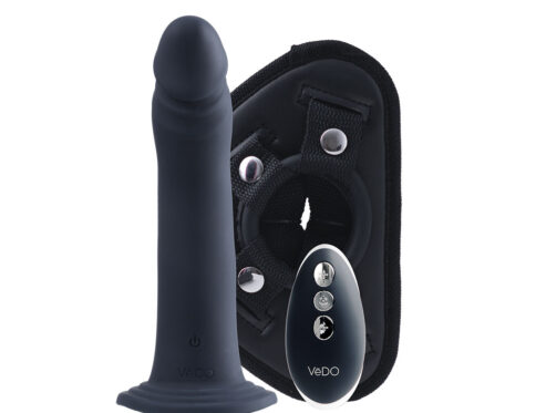 Buy a vedo diki vibrating strapon  black vibrator.