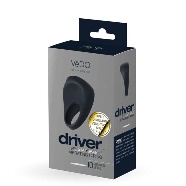 Buy a VeDO Driver Vibrating C-Ring  Black vibrator.