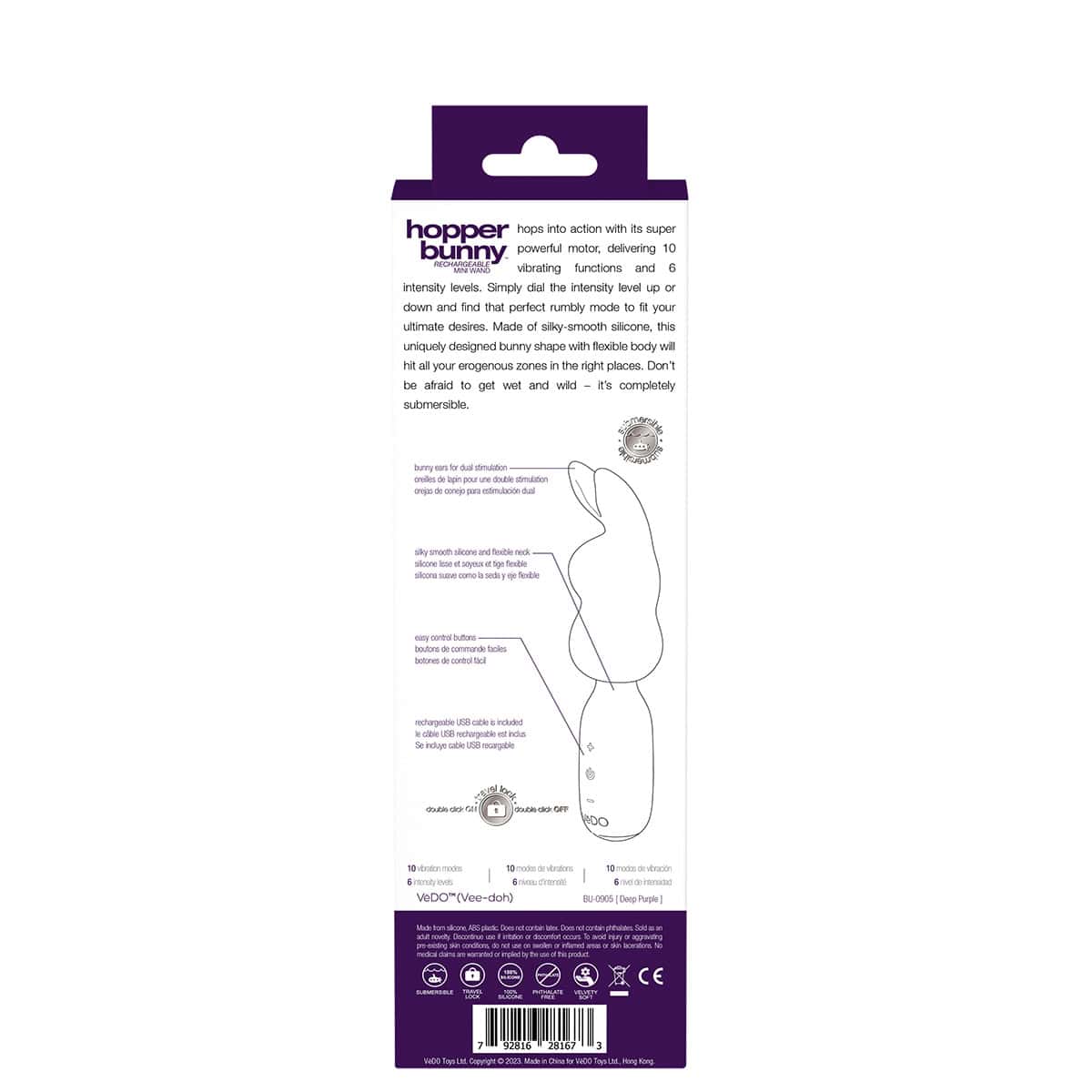 Vedo Hopper Mini Vibe Shop Online Buy a vedo hopper mini vibe purple vibrator.