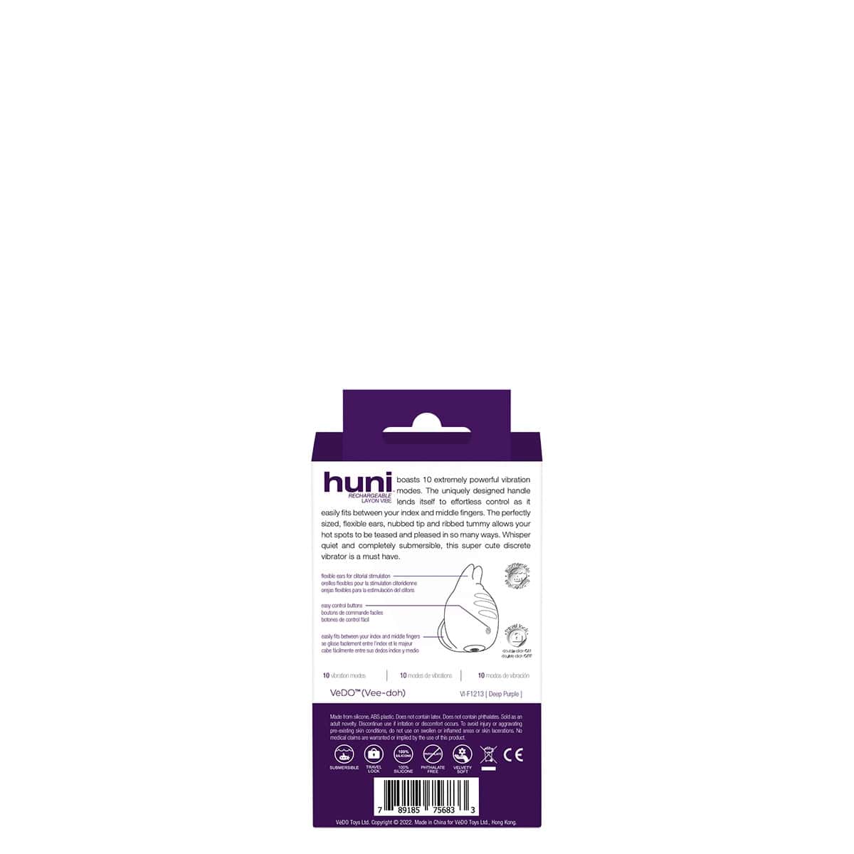 Vedo Huni Lay On Vibe Shop Online Buy a vedo huni lay-on vibe purple vibrator.