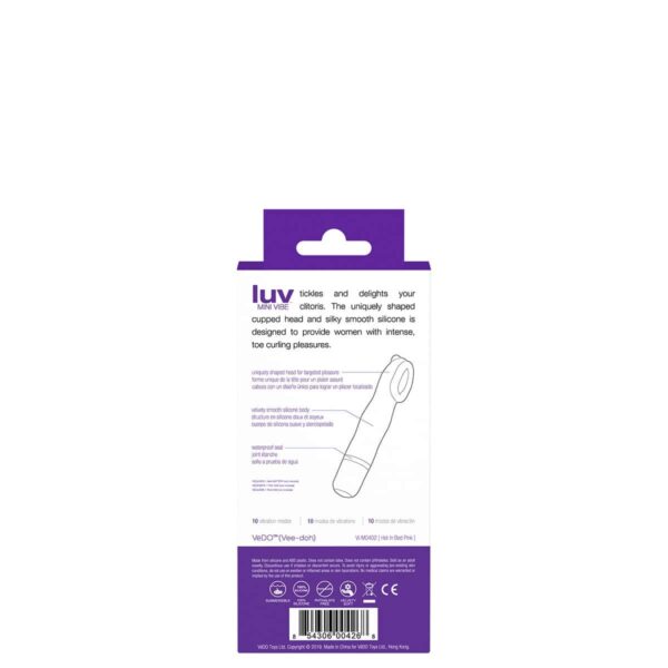 Buy a VeDO Luv Mini Vibe  Indigo vibrator.