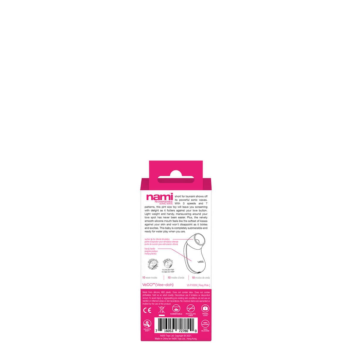 Vedo Nami Sonic Vibe Shop Online Buy a vedo nami sonic vibe pink vibrator.